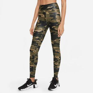 NIKE Women's ONE Dri-FIT Mid-Rise Camo Tight Leggings Sz. SMALL - NWT